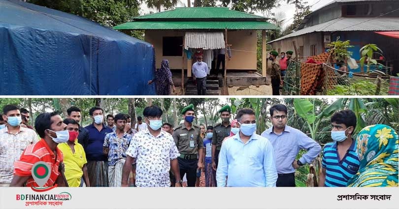 পটুয়াখালীতে আশ্রয়ণ-২ প্রকল্পের ঘর পরিদর্শন করেন জেলা প্রশাসক মোহাম্মদ কামাল হোসেন