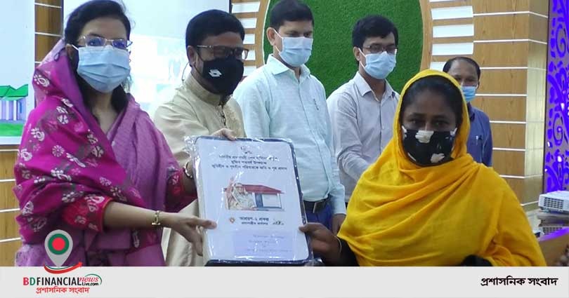 জামালপুরে মুজিববর্ষ উপলক্ষে ৭৭৫ টি পরিবারের মাঝে ঘর বিতরণ