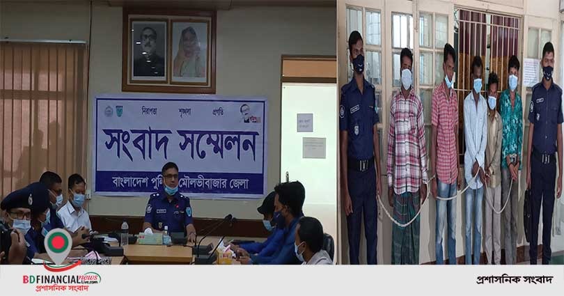 জুড়ীতে চোর চক্রের ৫ সদস্য আটক