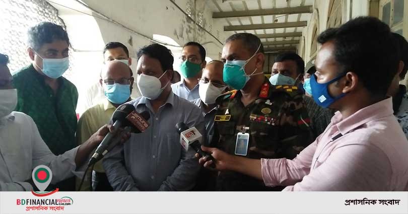 রূপগঞ্জের জুস কারখানায় অগ্নিকাণ্ডে আহত শ্রমিকদের চিকিৎসা সহায়তা প্রদান